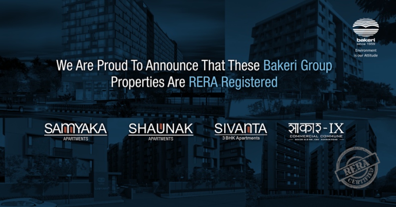 Bakeri Group properties are now RERA Registered Update